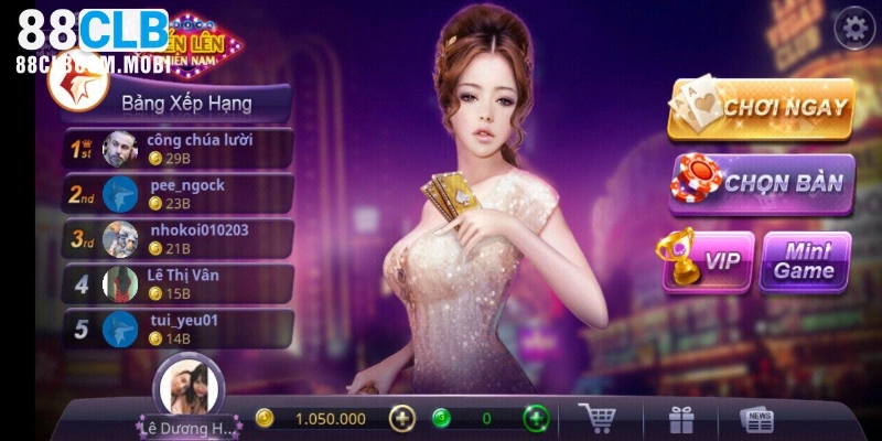 Tham gia game tiến lên miền nam tại 88clb ngay 